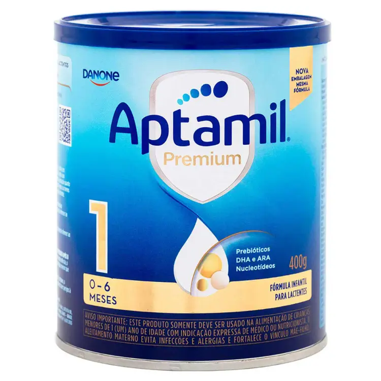 Fórmula Aptamil Premium 1 0 a 6 meses 400g