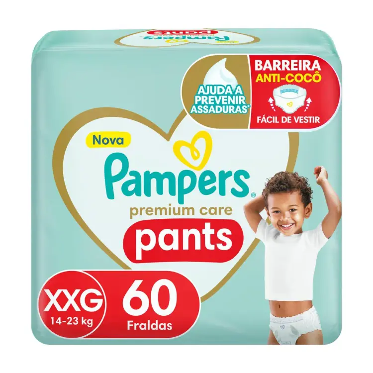 Fralda Pants Premium Care XXG 60 unidades