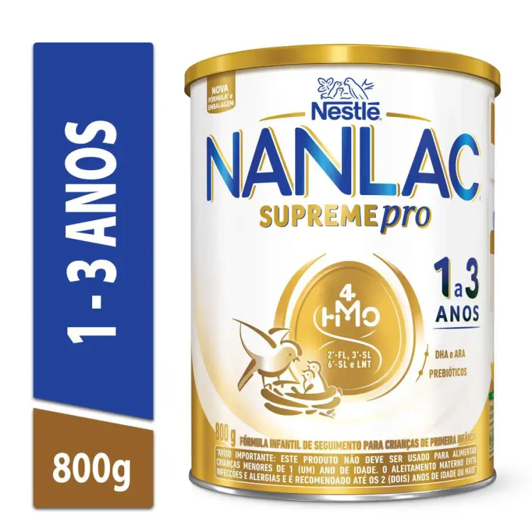 Fórmula Infantil Supreme Nestlé 1 a 3 anos 800g - Image 2