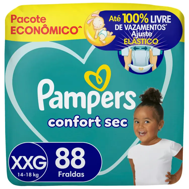 Fralda Confort Sec XXG 88 Unidades