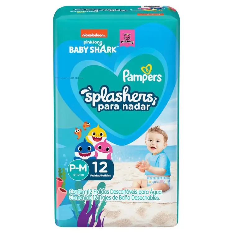 Fralda Splashers Baby12 unidades - Image 3
